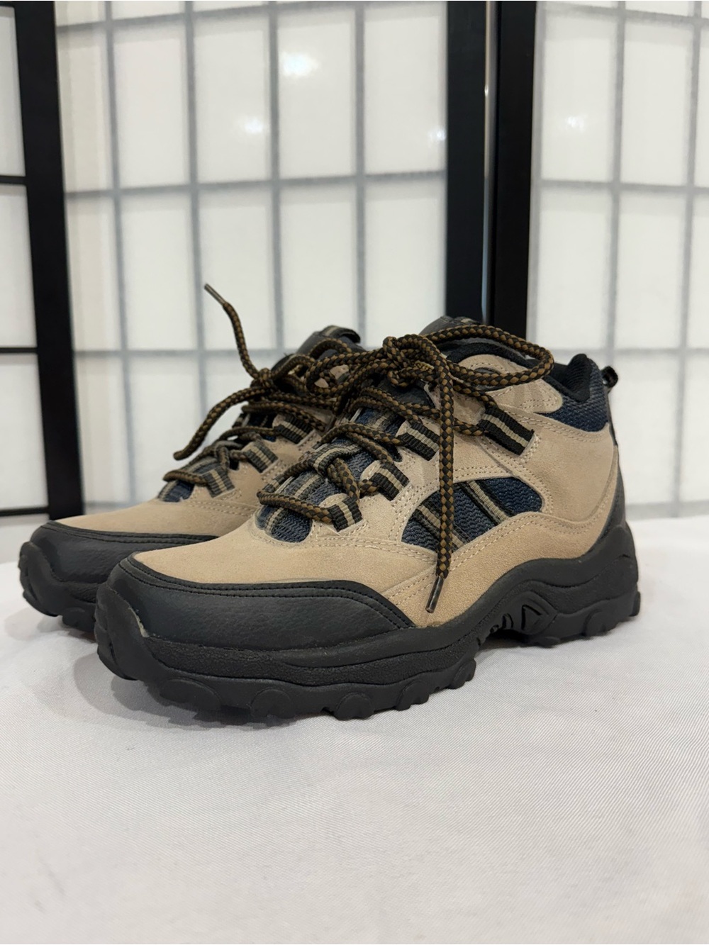 Rugged Exposure Summit Hiker Boots Womens Size 5 Tan Black Gorpcore